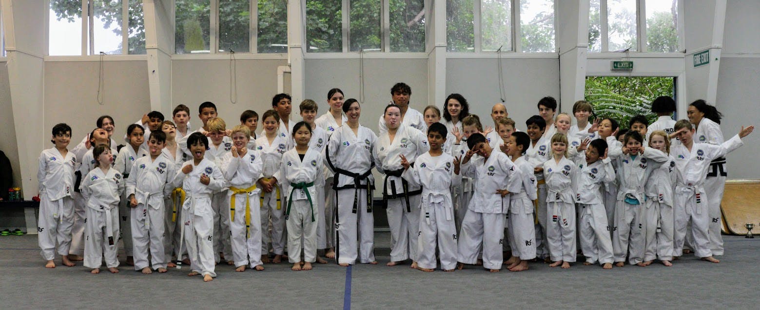 Khandallah TKD group picture - funny